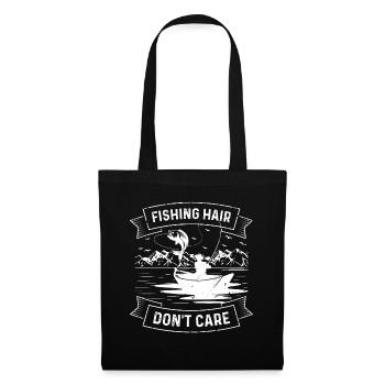 Les cheveux de pêche n’ont pas d’importance - Sac en tissu - noir - Devant