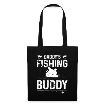 Daddy's fishing buddy - Tote Bag - black - Front