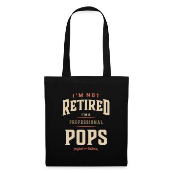 Professionelle Pops - Papa Opa Edition - Stoffbeutel - Schwarz - Vorne