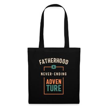 Fatherhood - The Never-Ending Grand Adventure - Tote Bag - black - Front