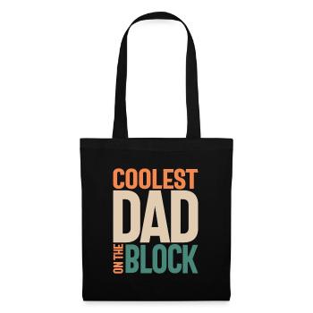 Coolest Dad on The Block - Grandpa Approved - Tote Bag - black - Front