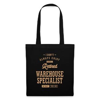 Retired Warehouse Specialist - Living the Dream - Tote Bag - black - Front