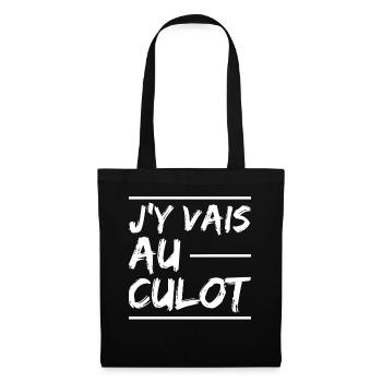 J'y Vais Au Culot J y Vais Au Talent Zero Pression - Sac en tissu - noir - Devant