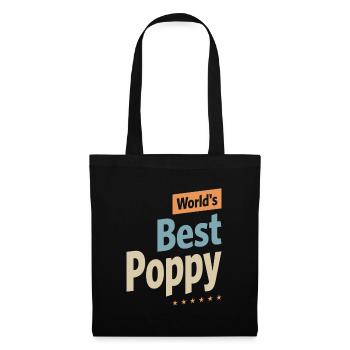 Bester Mohn der Welt - Papa, Opa Lustig - Stoffbeutel - Schwarz - Vorne