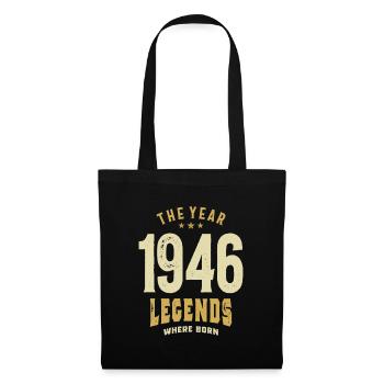 The Year 1946 Vintage - 77 Years of Awesome! - Tote Bag - black - Front