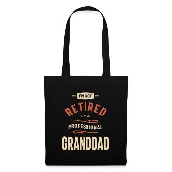 Professional Granddad - Not Retired, Just Getting - Tote Bag - black - Front