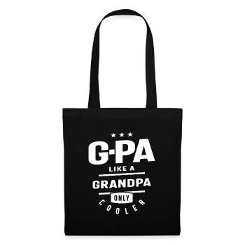 G-PA - Comme un grand-père, seulement plus cool - Sac en tissu - noir - Devant