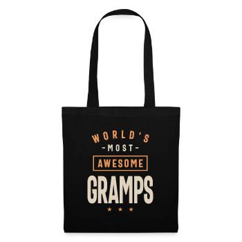 Gramps: The Ultimate Grandfather - Tote Bag - black - Front
