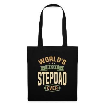 Stepdad Superstar: Unmatched Love - Father's Day - Tote Bag - black - Front