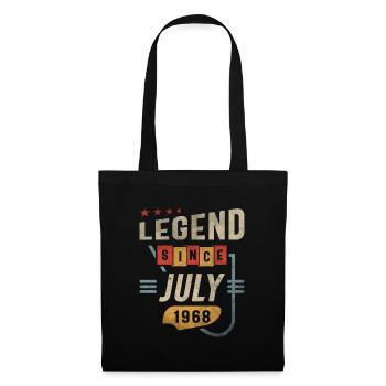 55 ans Légende depuis juillet 1968 55e anniversaire - Sac en tissu - noir - Devant