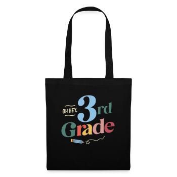 Oh Hey 3rd Second Grade, Back To School Teacher - Tote Bag - black - Front