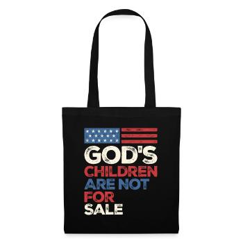 God's Children are Not for Sale - Tote Bag - black - Front