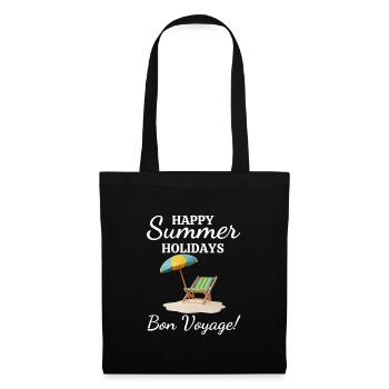 Happy Summer Holidays-Bon Voyage!-Summer Holiday - Tote Bag - black - Front
