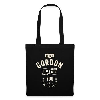 C’est un truc de Gordon, vous ne comprendriez pas - Sac en tissu - noir - Devant