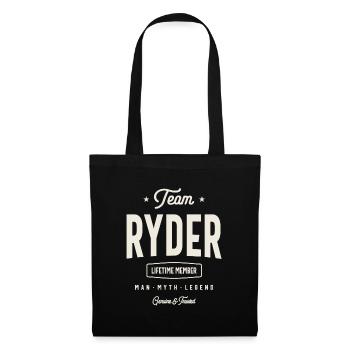 Team Ryder Lebenslanges Mitglied Ryder Name - Stoffbeutel - Schwarz - Vorne