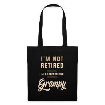 I'm Not Retired I'm a Professional Grampy Design - Tote Bag - black - Front