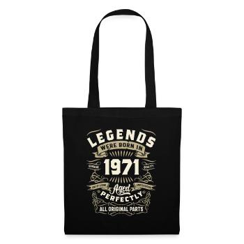 52 Years Old Gifts Vintage 1971 52nd Birthday - Tote Bag - black - Front