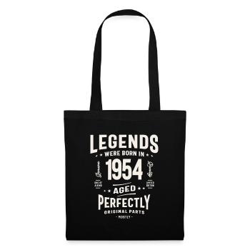 1954 69e anniversaire cadeaux 69 ans hommes femmes - Sac en tissu - noir - Devant