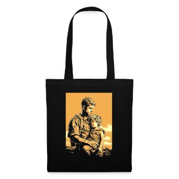 Veteran Day Dad Opa Veteranen - Stoffbeutel - Schwarz - Vorne