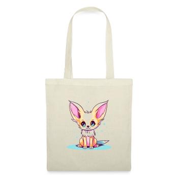 Mignon Anime Style Fox Kawaii - Sac en tissu - nature - Devant
