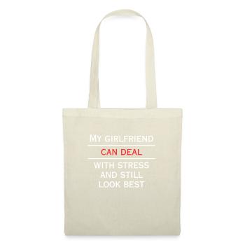 Girlfriend can handle stress - Tote Bag - nature - Front