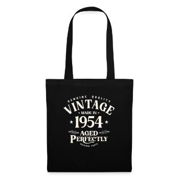 1954 70e anniversaire cadeaux 70 ans hommes femmes - Sac en tissu - noir - Devant