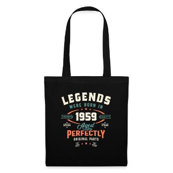 1959 65e anniversaire cadeaux 65 ans hommes femmes - Sac en tissu - noir - Devant