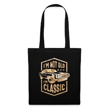 I'm Not Old I'm Classic Funny Car Vintage - Tote Bag - black - Front