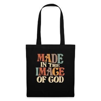 Image Of God Christian Quote - Tote Bag - black - Front