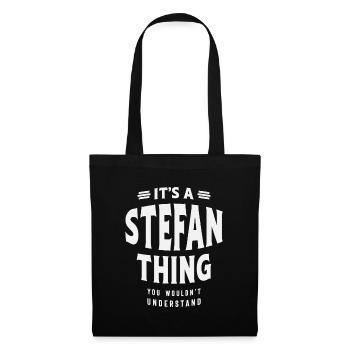 C’est un truc de Stefan, tu ne comprendrais pas - Sac en tissu - noir - Devant