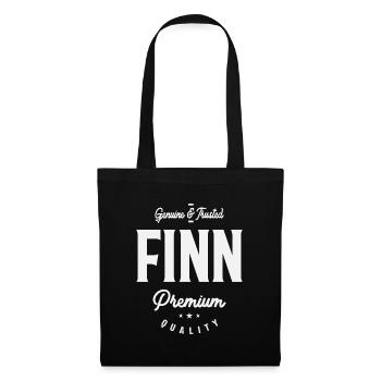 Finn Genuine & Trusted Custom Name Finn - Tote Bag - black - Front