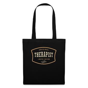 Original Therapeut - Einzigartig einfühlsam - Stoffbeutel - Schwarz - Vorne