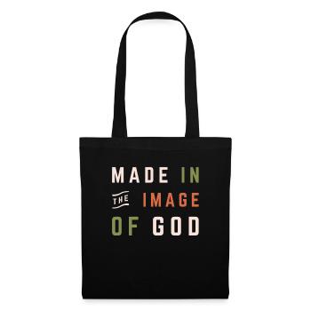Image Of God Christian Quote - Tote Bag - black - Front
