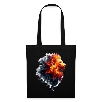 Leo as elemental spirit - Tote Bag - black - Front