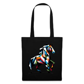 Cubist Horse To Animal Horse - Tote Bag - black - Front