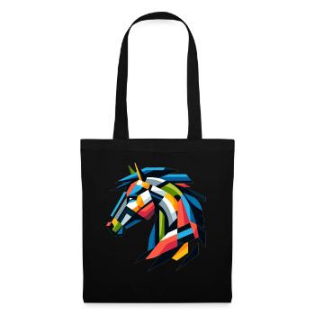 Abstract horse horse - Tote Bag - black - Front