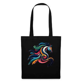 Abstract horse horse - Tote Bag - black - Front