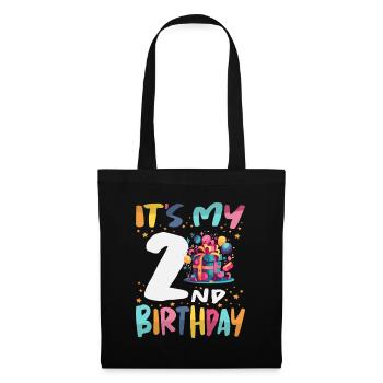 It's My 2nd Birthday Happy Kids Birthday - Tote Bag - black - Front