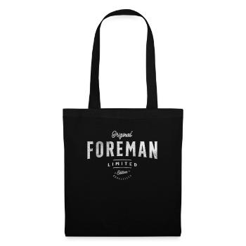 Original Foreman Limitierte Auflage - Stoffbeutel - Schwarz - Vorne