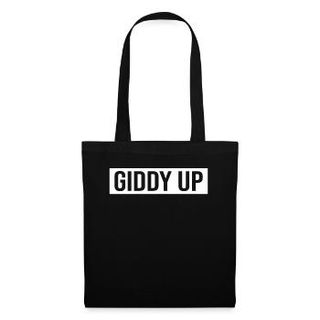 Des courses hippiques vertigineuses - Sac en tissu - noir - Devant