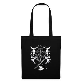 WALHALLA-VIKING SYMBOLE-WIKINGER RUNEN - Stoffbeutel - Schwarz - Vorne