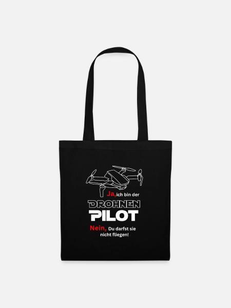 Pilote de drone - Sac en tissu - noir