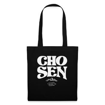 Chosen 1 Peter 2:9 Christian Quote - Tote Bag - black - Front