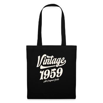 1959 65e anniversaire cadeaux 65 ans hommes femmes - Sac en tissu - noir - Devant