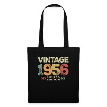 1956 68e anniversaire cadeaux 68 ans hommes femmes - Sac en tissu - noir - Devant