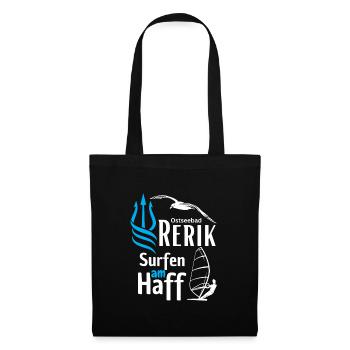 Rerik surfing at the lagoon-Baltic Sea resort Rerik-Salzhaff - Tote Bag - black - Front