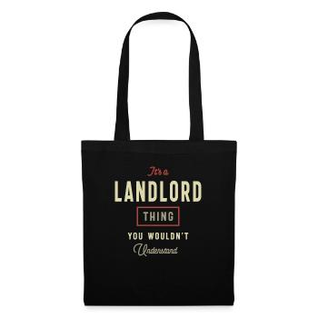 Propriétaire Chose que vous ne comprendriez pas - Propriétaire - Sac en tissu - noir - Devant