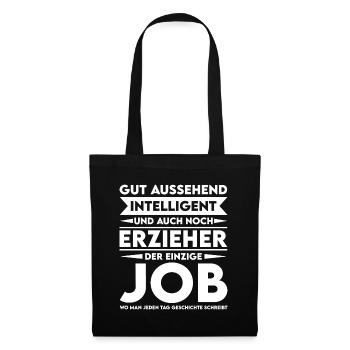 Good-looking, intelligent and educator - Tote Bag - black - Front