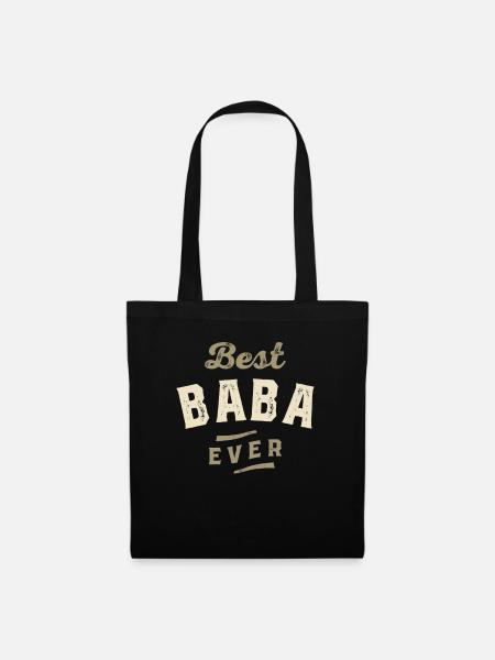 Le meilleur baba de tous les temps - Loin - Journée des grands-parents - Sac en tissu - noir