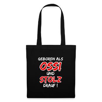Né en tant qu’Ossi et fier de l’être ! - Sac en tissu - noir - Devant